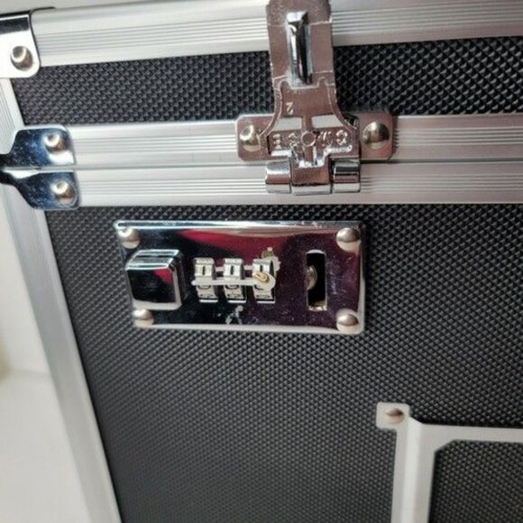 VAULTZ Appx 14 x 12 x 7 Inch Locking Personal File Tote Letter Size Black - Picture 3 of 10